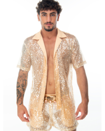 Camisa em Paetê Crystal