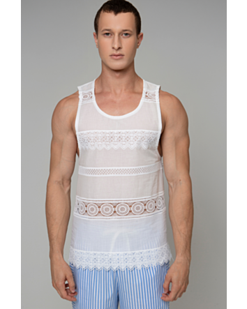 Regata em Laise de Algodão